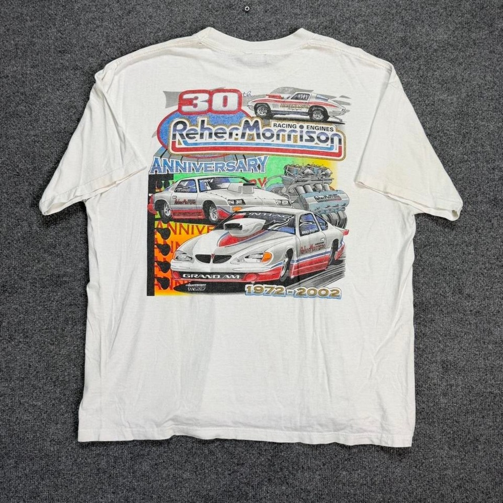 2000s race car shirt size men's XL